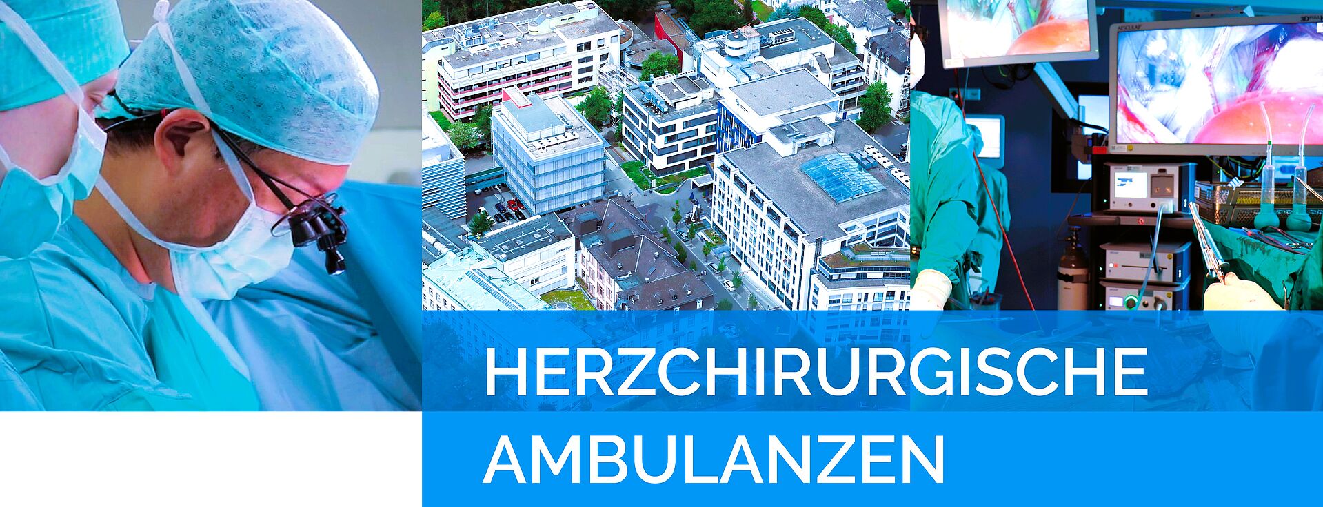 Ambulanzen in der Herzchirurgie der Kerckhoff Klinik